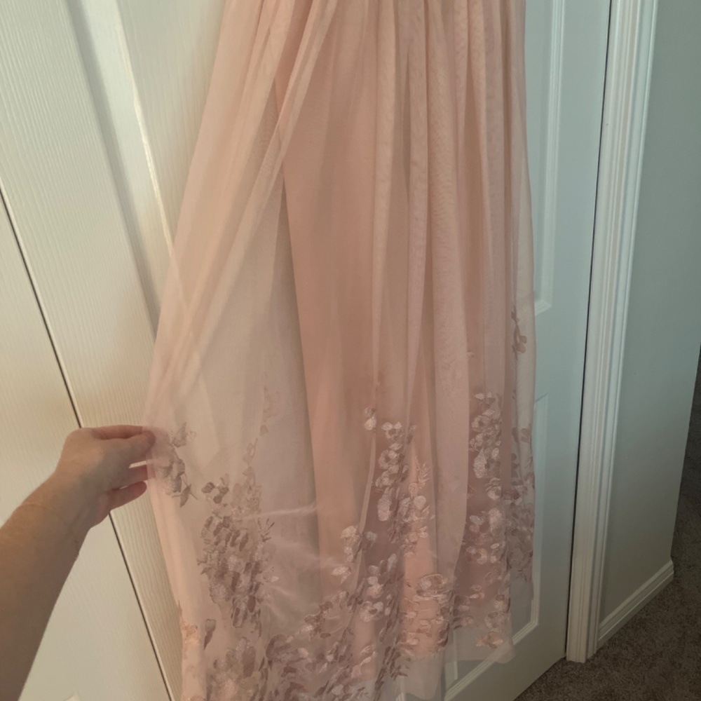 Jessica Howard Jeweled Gown, soft Pink - Picture 3 of 6